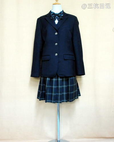 日本清明学院高等学校校服制服照片图片